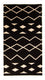 Kelim-tæppe - Trendy - 160 x 80 cm - mørkeblå