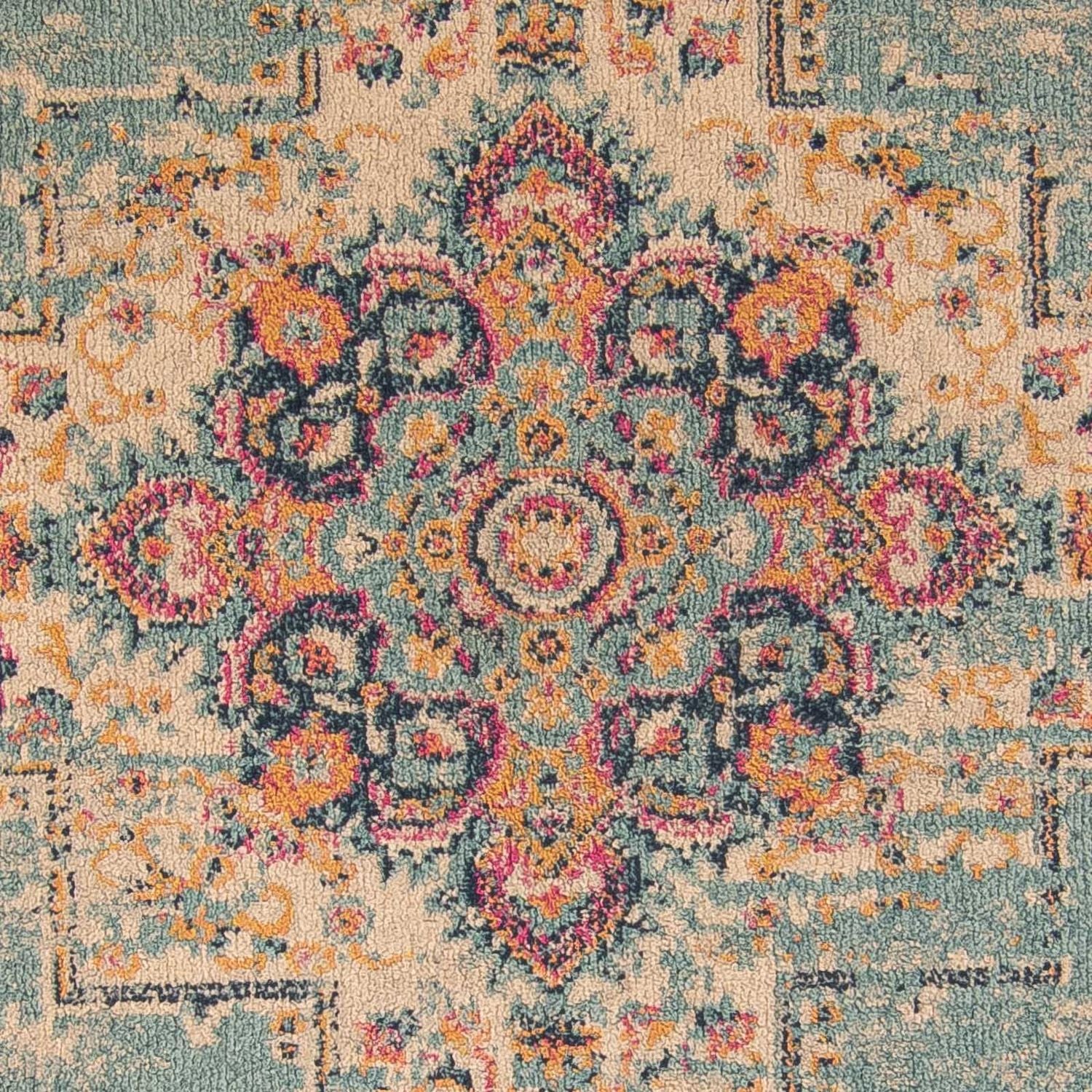 Moderne tæppe - 288 x 200 cm - lyseblå