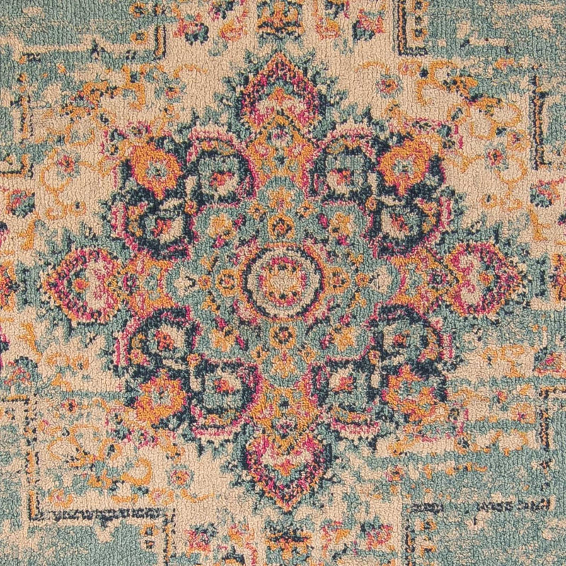 Moderne tæppe - 288 x 200 cm - lyseblå