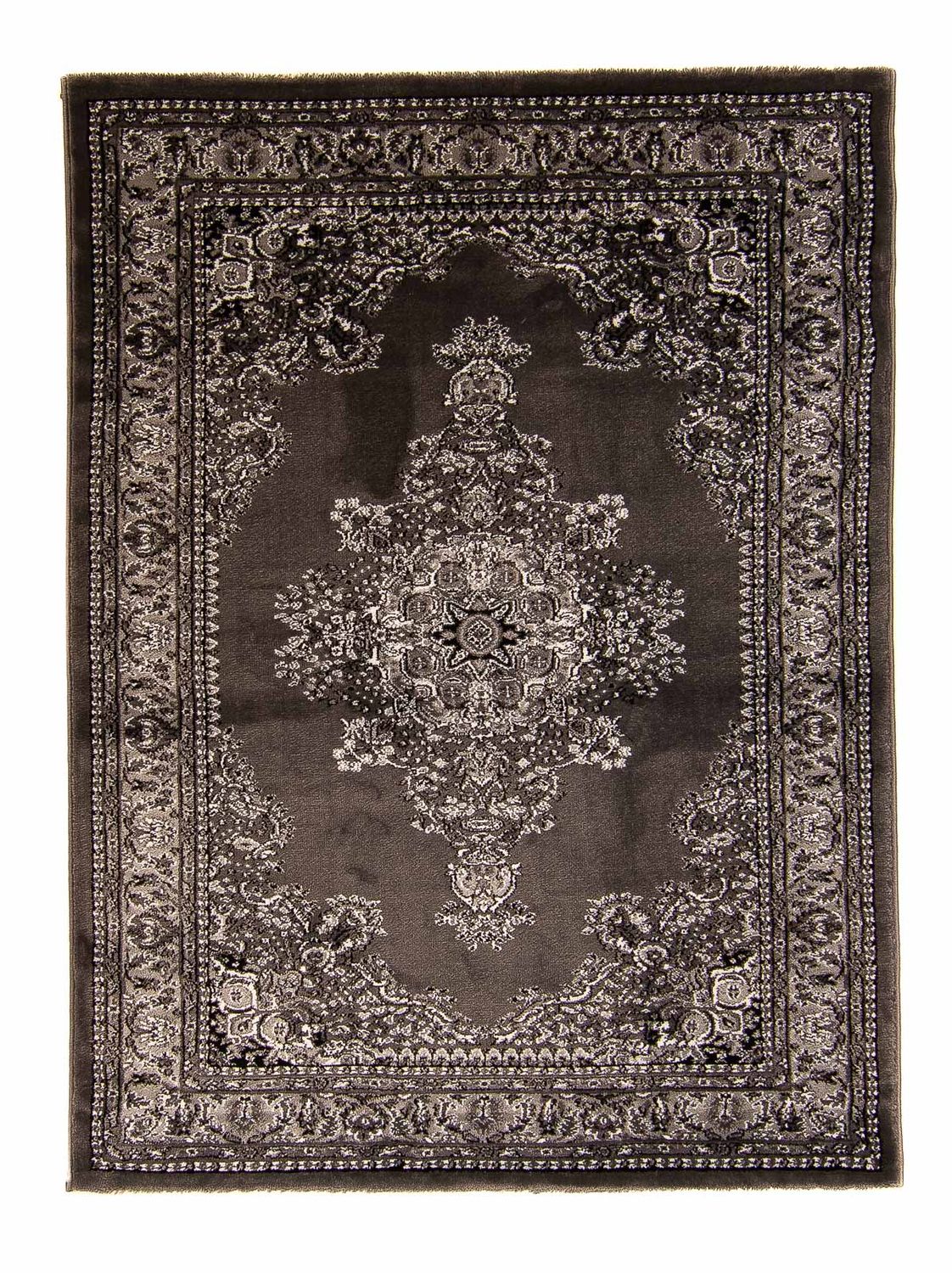 Moderne tæppe - 170 x 120 cm - mørkebrun
