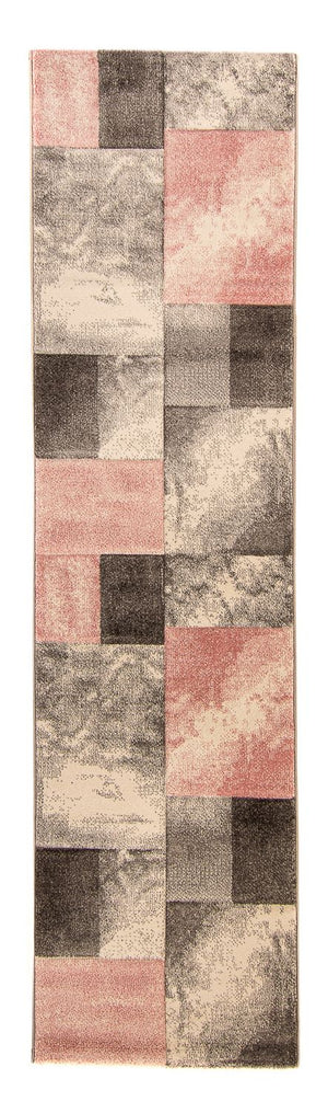 Løber Kort lud tæppe - 300 x 80 cm - flerfarvet