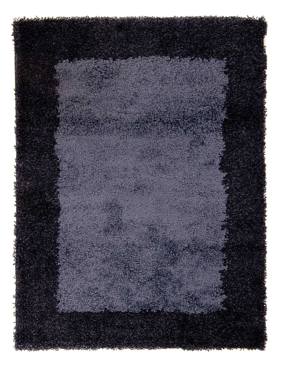 Tæppe med høj pæl - 170 x 120 cm - mørkeblå