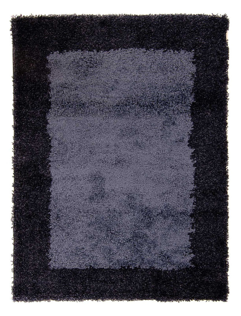Tæppe med høj pæl - 170 x 120 cm - mørkeblå