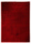 Tæppe med høj pæl - 290 x 200 cm - mørkerød