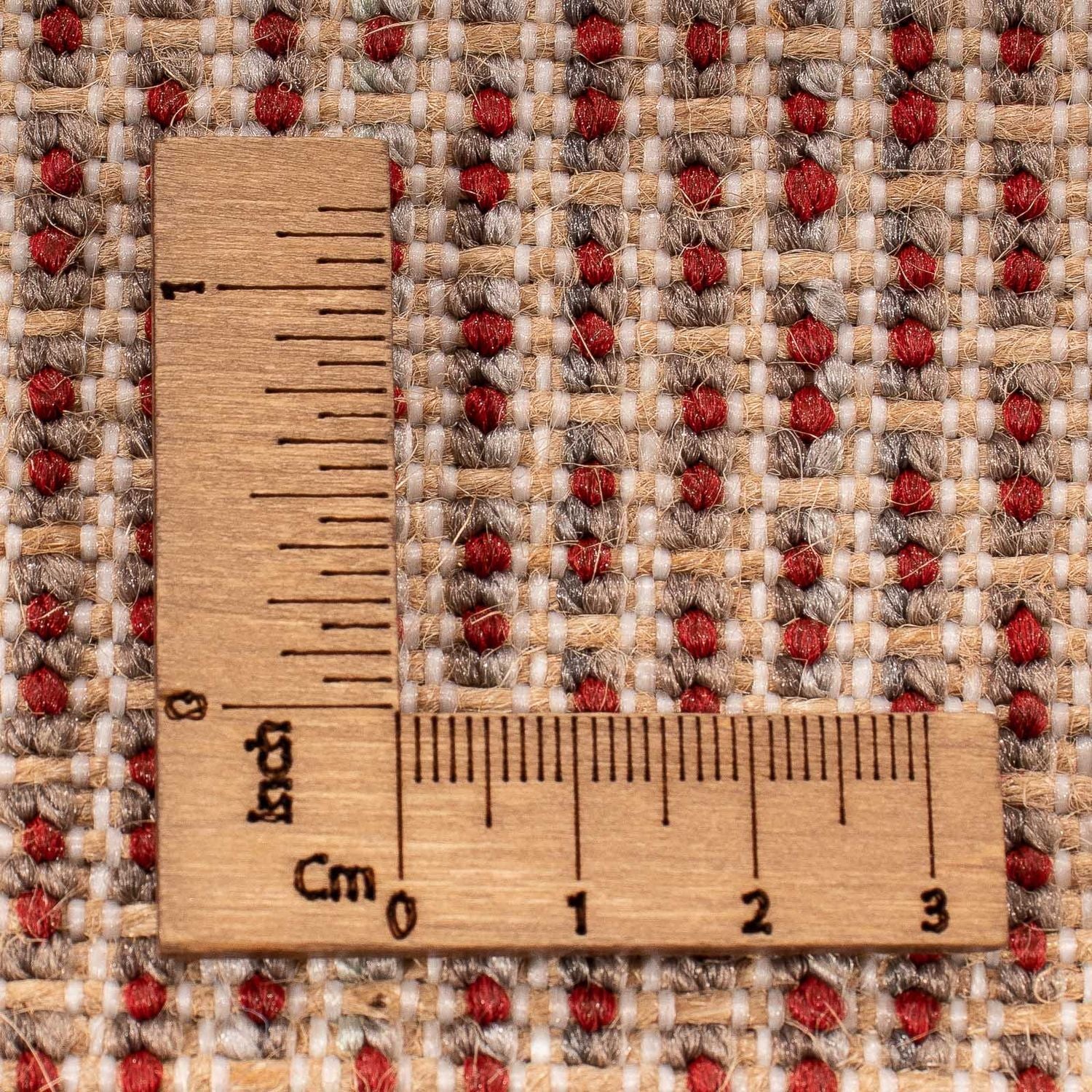 Tæppe med høj pæl - 290 x 200 cm - mørkerød