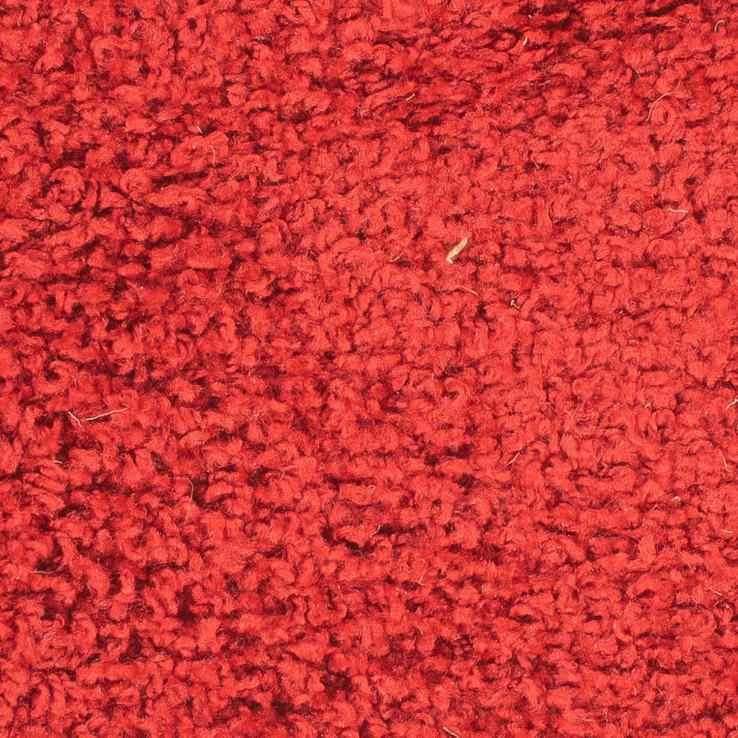 Tæppe med høj pæl - 110 x 60 cm - rød