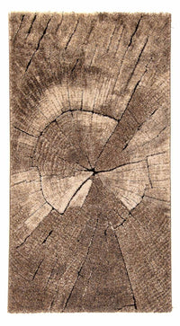 Moderne tæppe - 150 x 80 cm - lys brun