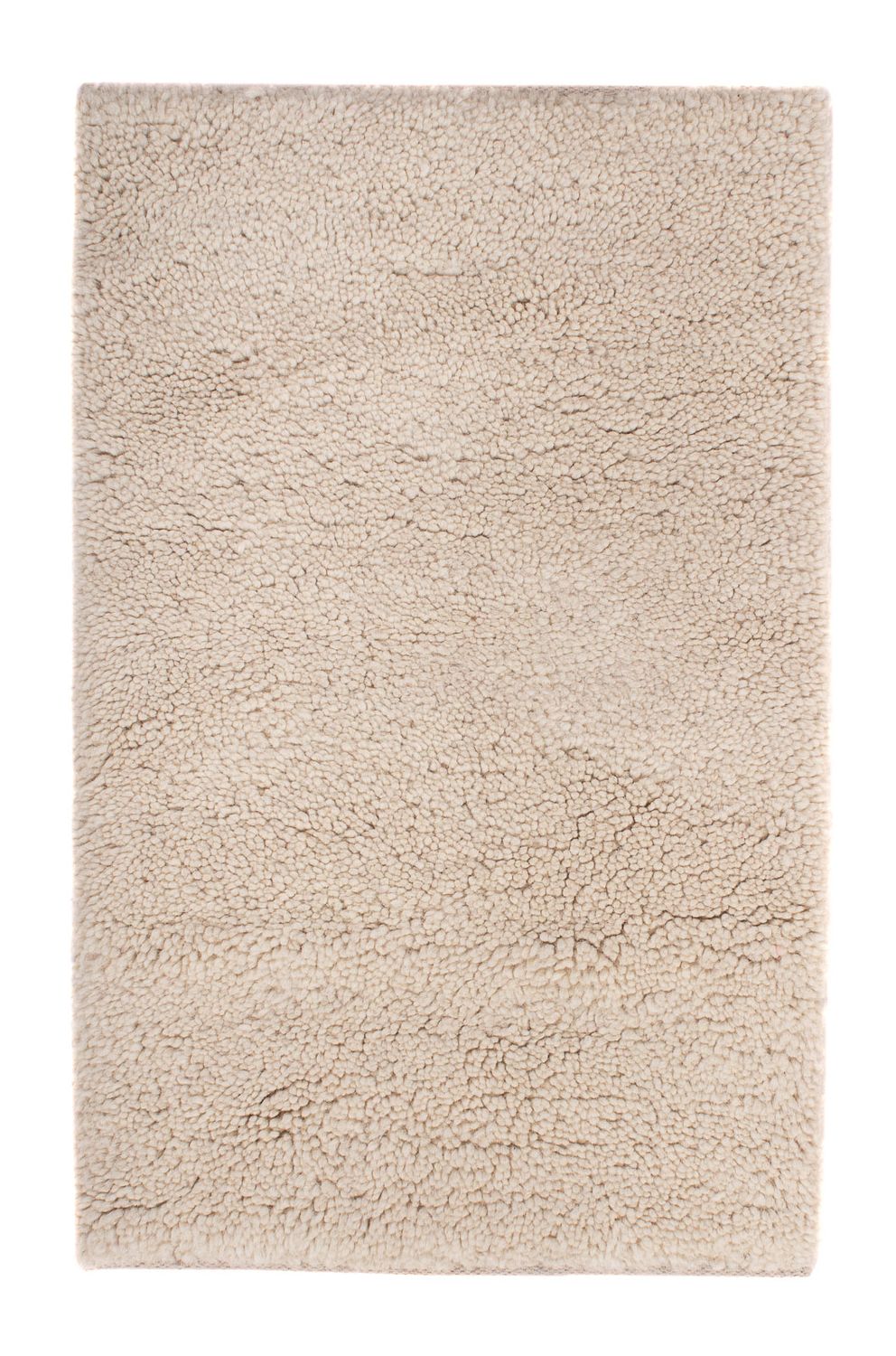 Berber tæppe firkantet  - 120 x 120 cm - beige