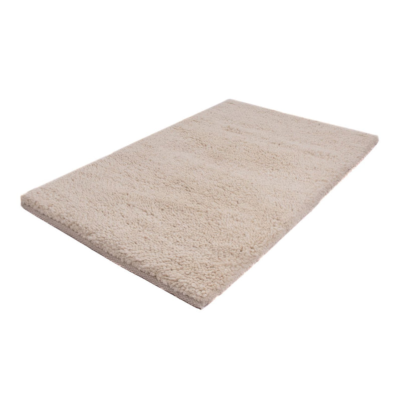Berber tæppe firkantet  - 120 x 120 cm - beige