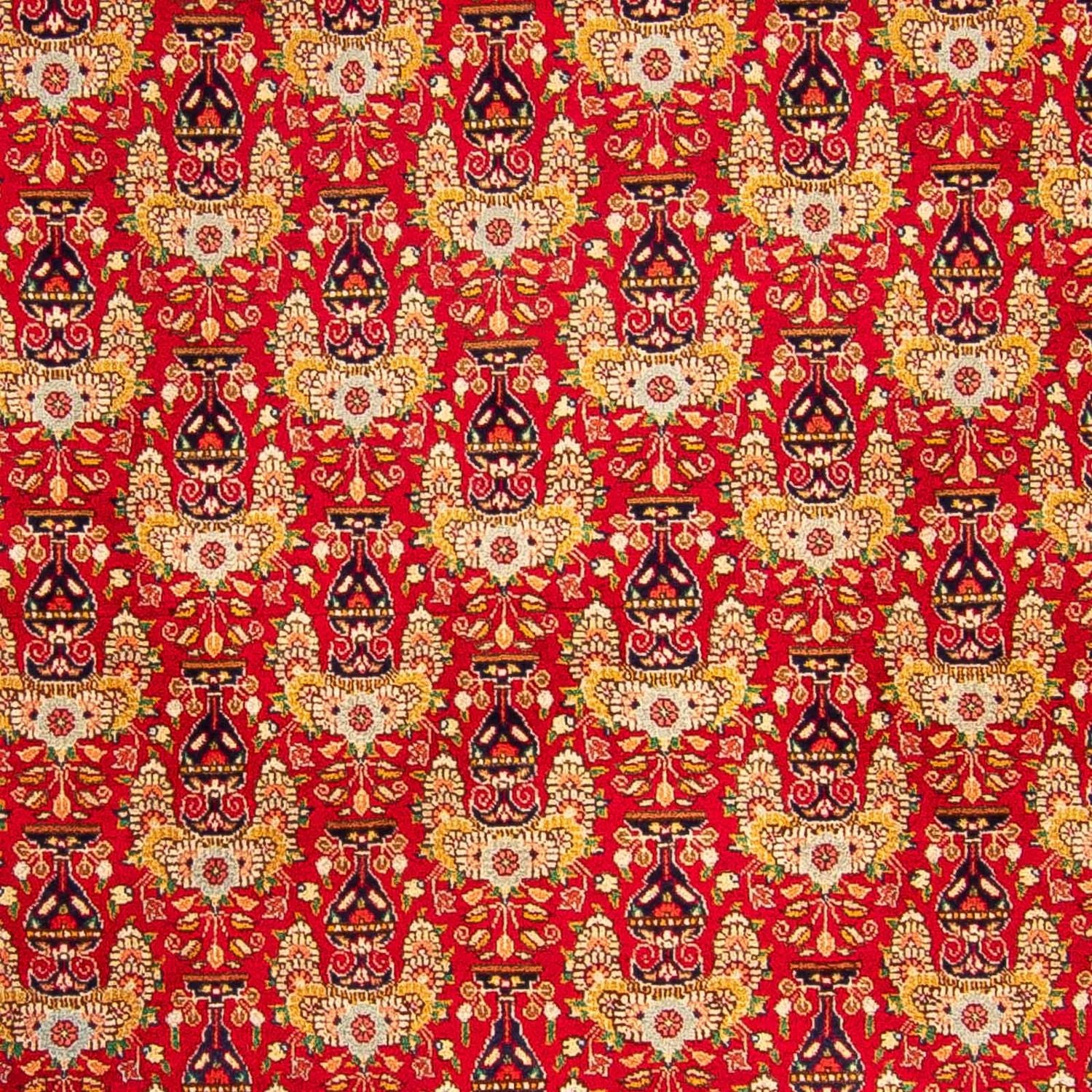 Persisk tæppe - Tabriz - Royal - 300 x 200 cm - mørkerød