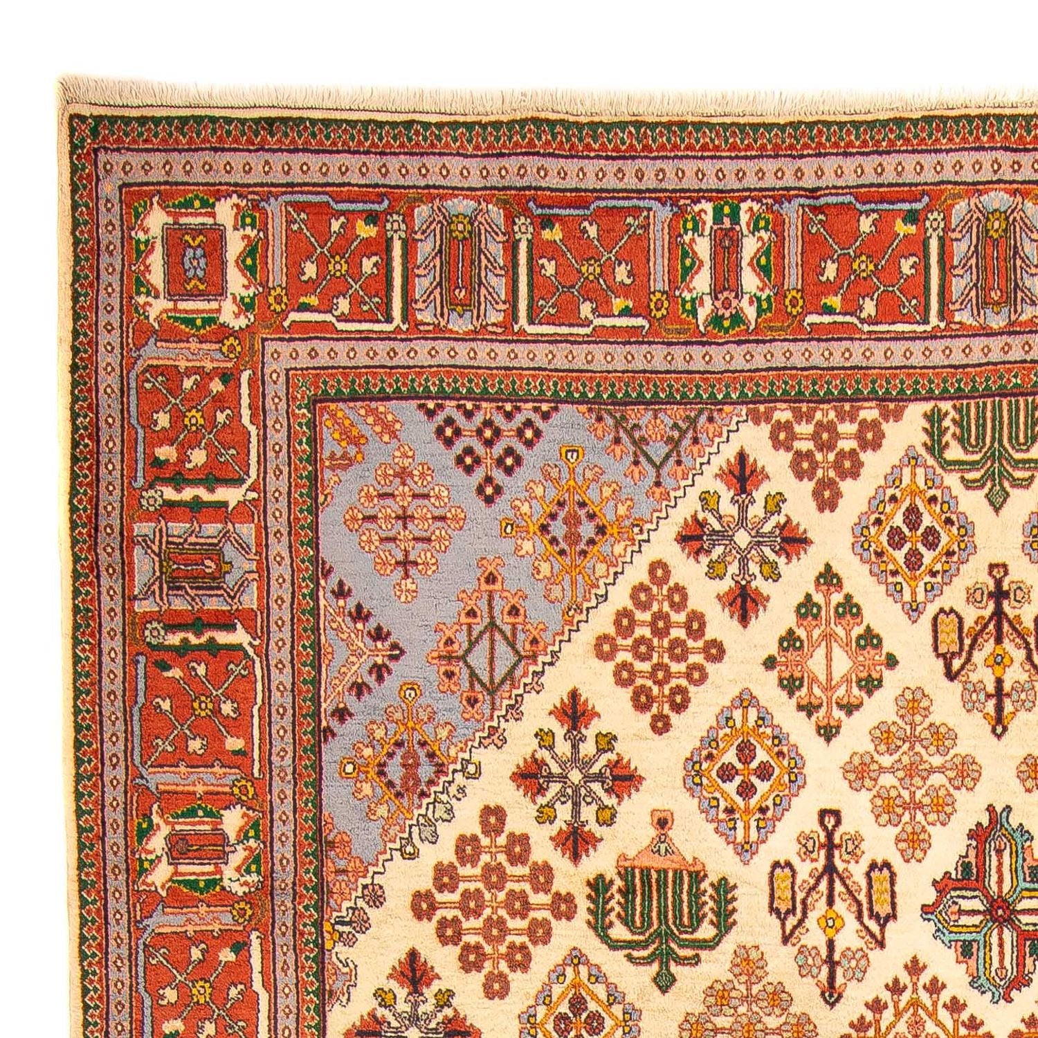 Persisk tæppe - Nomadisk - 296 x 206 cm - beige