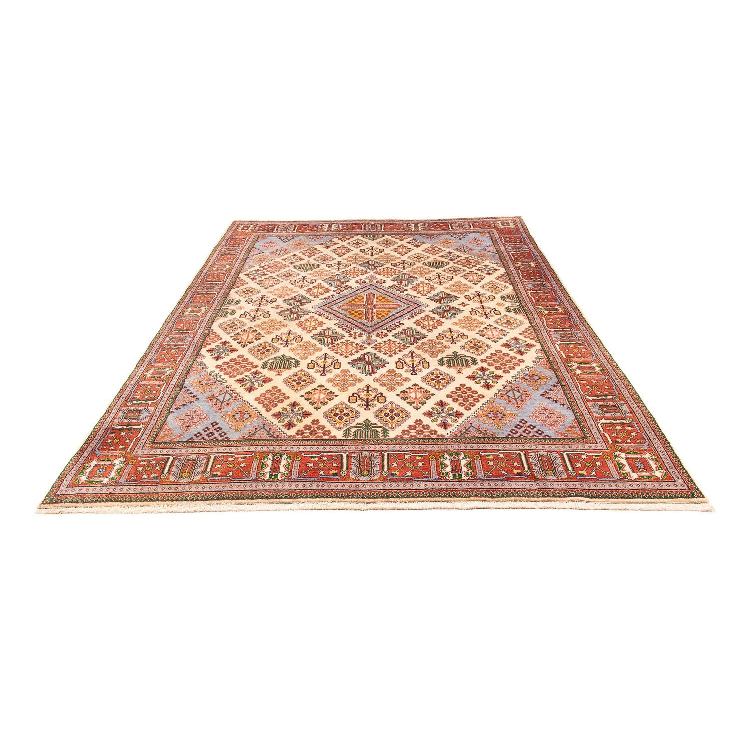 Persisk tæppe - Nomadisk - 296 x 206 cm - beige