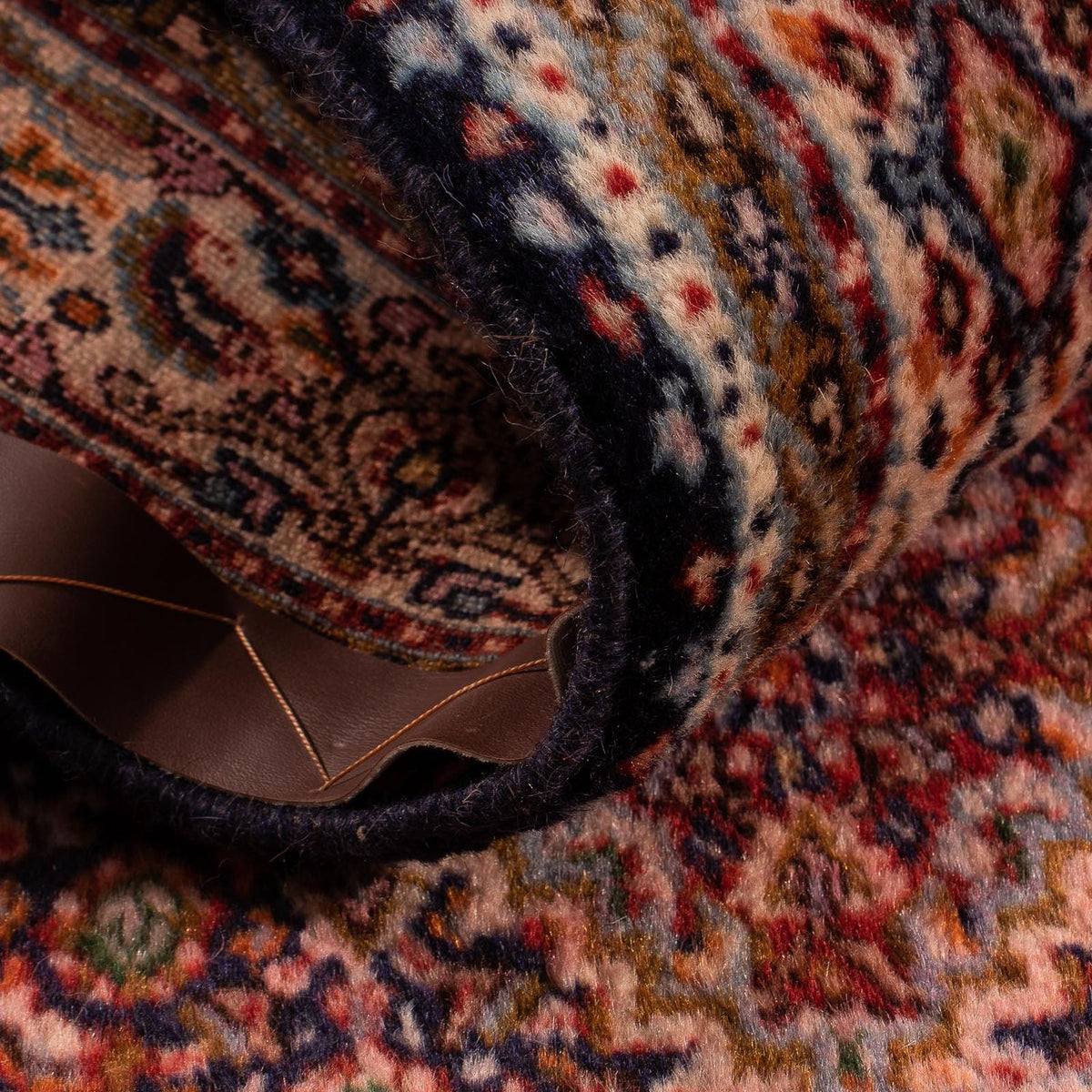 Persisk tæppe - Classic - 130 x 74 cm - mørkeblå