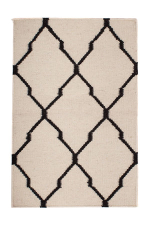 Kelim-tæppe - Trendy - 95 x 60 cm - beige