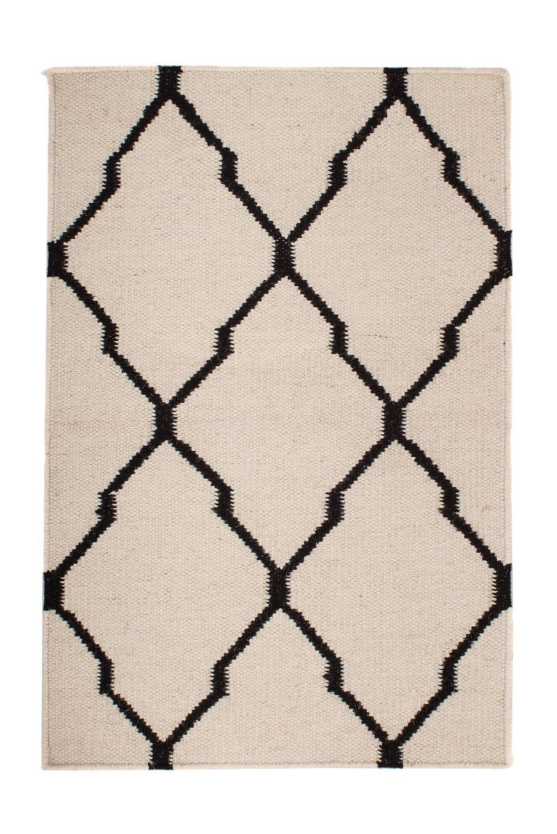 Kelim-tæppe - Trendy - 95 x 60 cm - beige