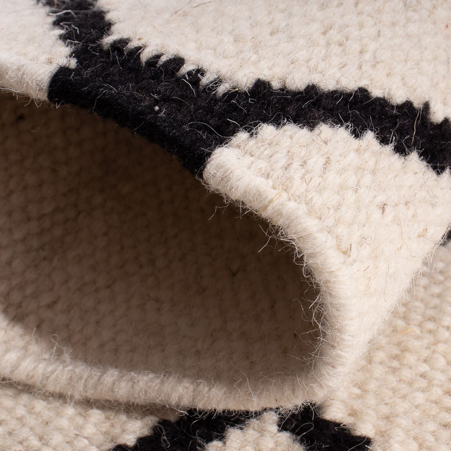 Kelim-tæppe - Trendy - 95 x 60 cm - beige