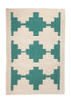 Moderne kilim Tæppe 90x60cm - Uldtæppe
