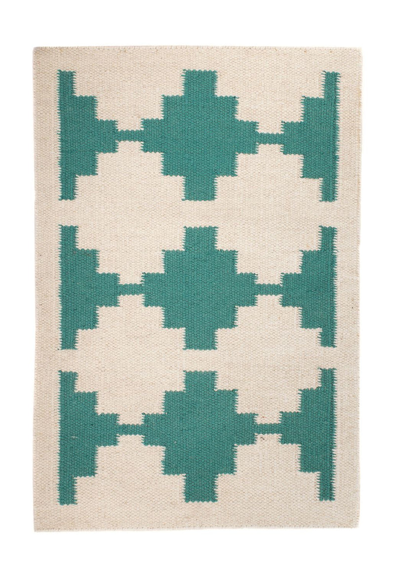 Kelim-tæppe - Trendy - 90 x 60 cm - beige