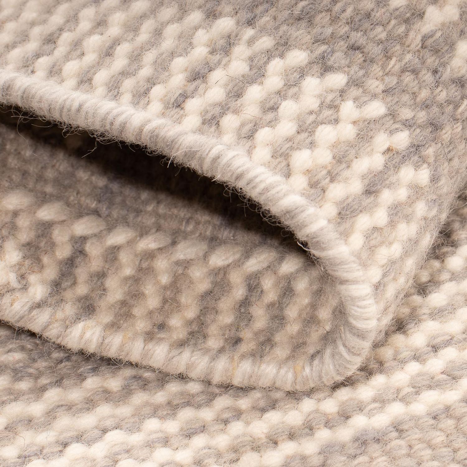 Kelim-tæppe - Trendy firkantet  - 60 x 60 cm - beige