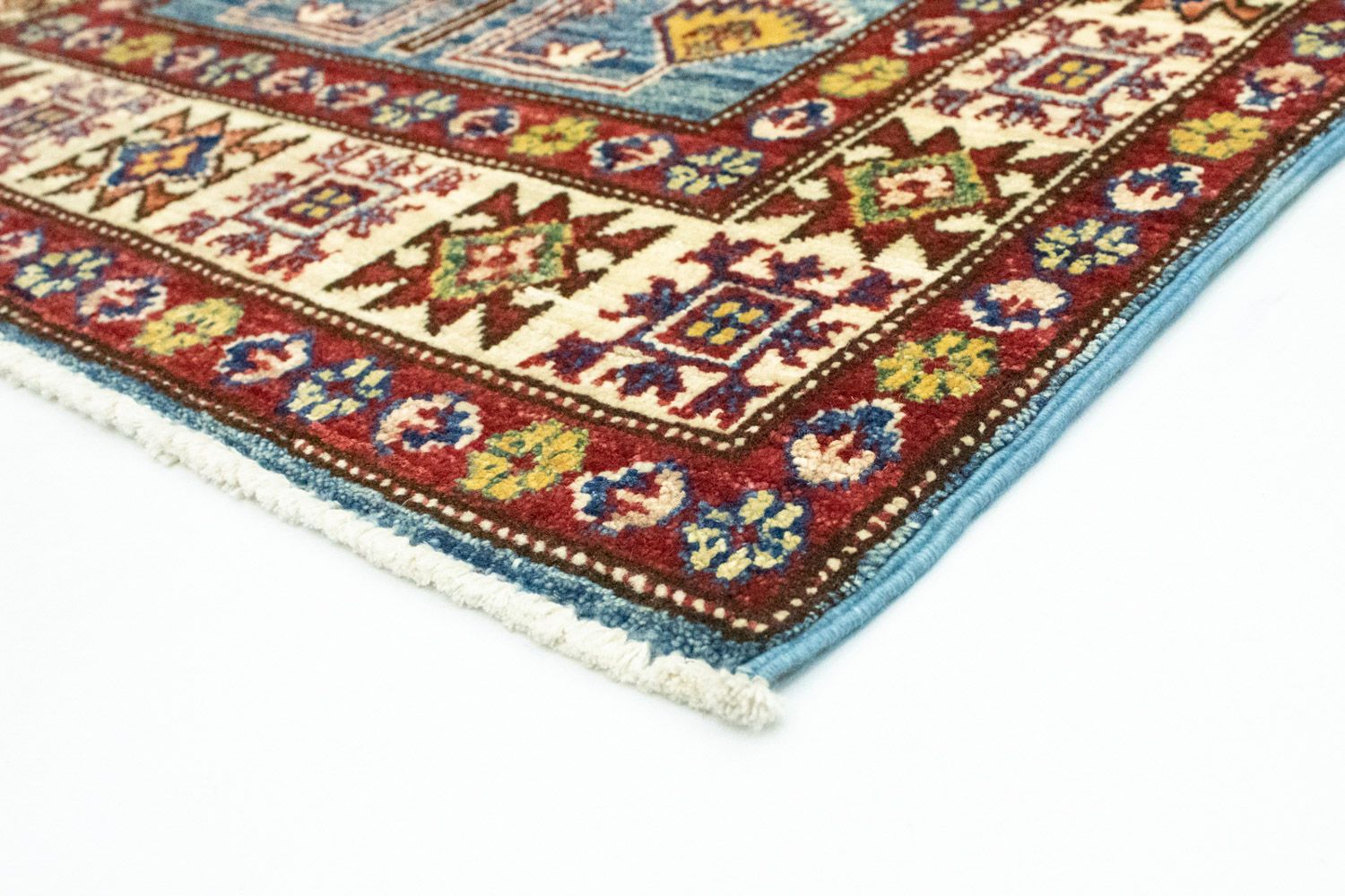 Ziegler Carpet - Kazak - 130 x 75 cm - lyseblå