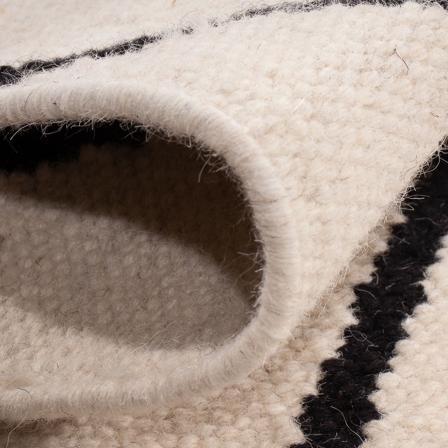 Kelim-tæppe - Trendy - 93 x 61 cm - beige