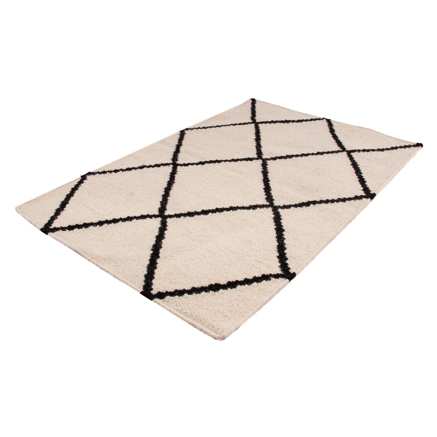 Kelim-tæppe - Trendy - 93 x 61 cm - beige