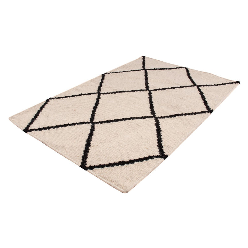 Kelim-tæppe - Trendy - 93 x 61 cm - beige