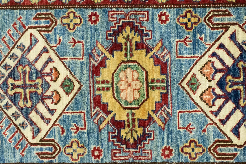 Ziegler Carpet - Kazak - 132 x 79 cm - lyseblå