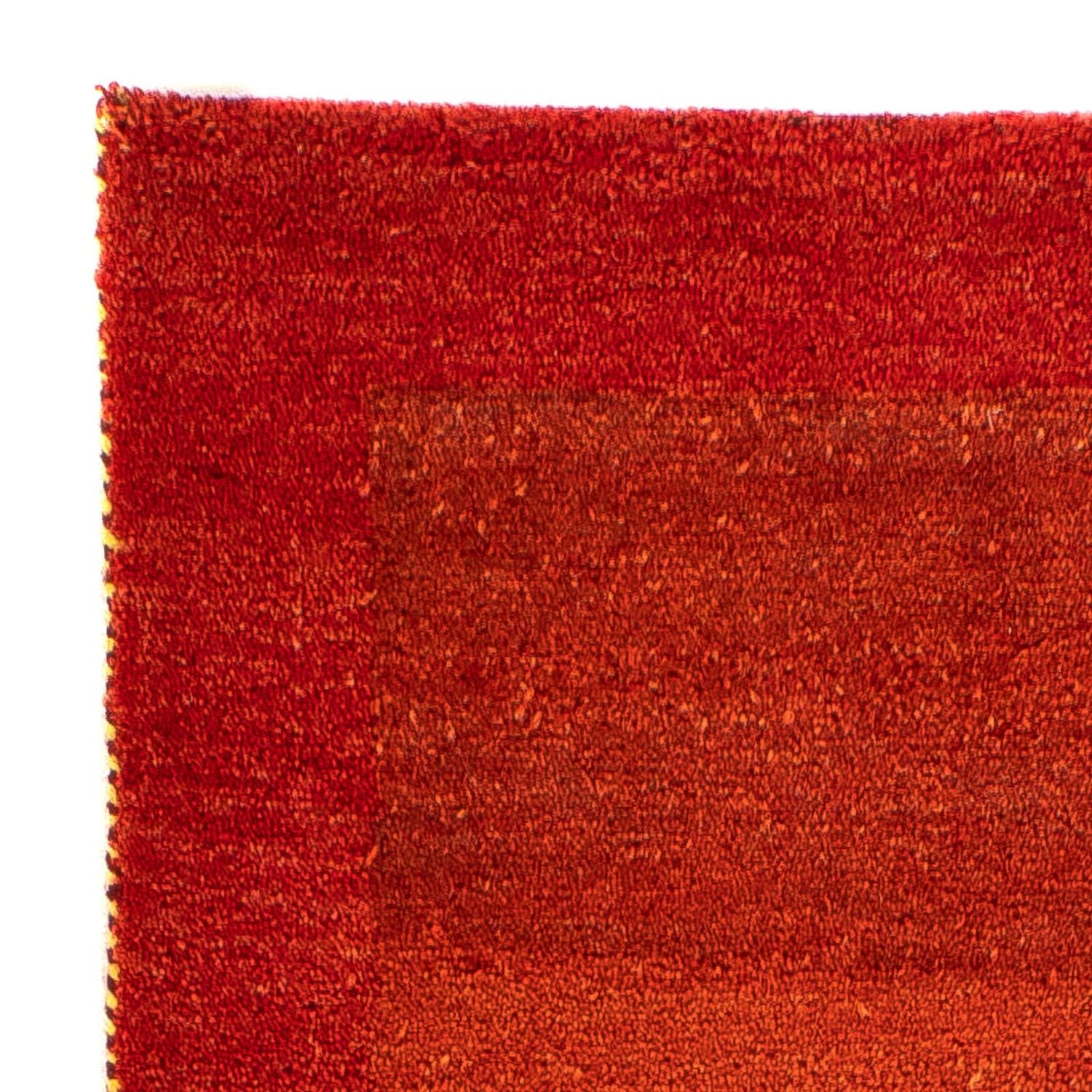 Gabbeh-tæppe - Indus - 142 x 74 cm - mørkerød