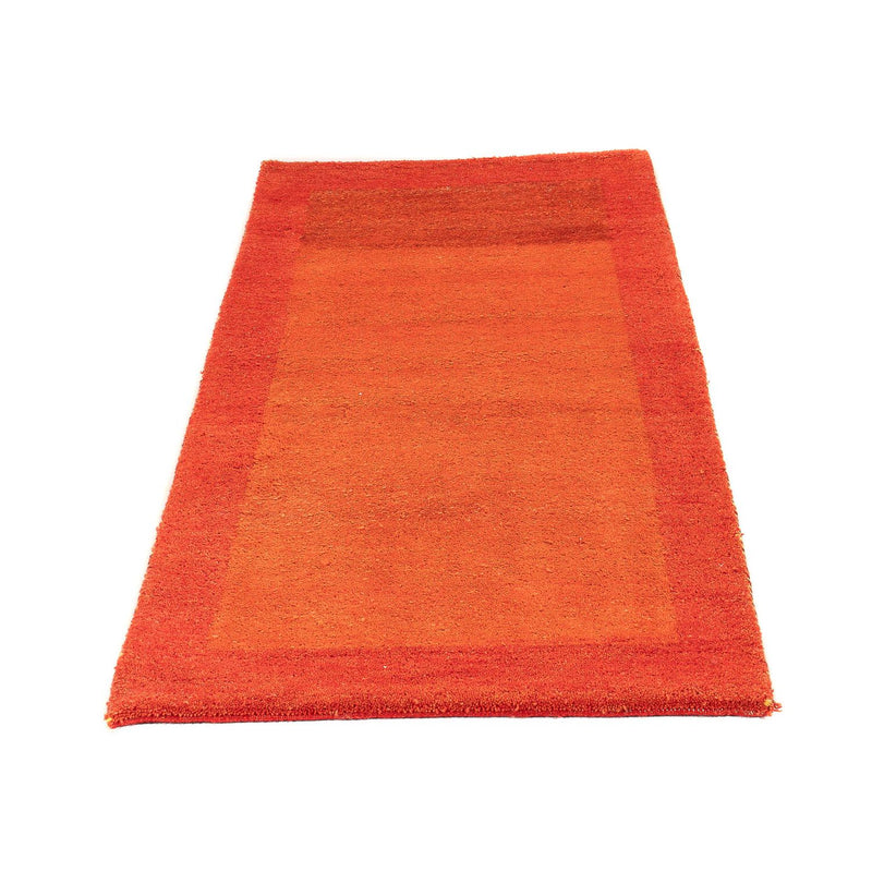Gabbeh-tæppe - Indus - 142 x 74 cm - mørkerød