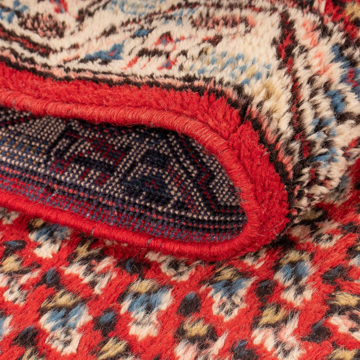 Løber Persisk tæppe - Mir - 203 x 77 cm - mørkerød