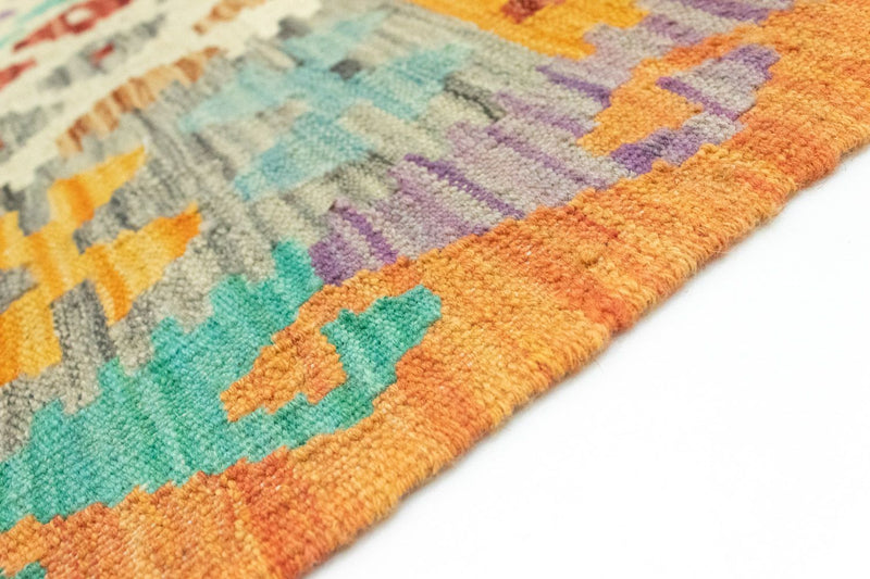 Kelim-tæppe - orientalsk - 152 x 102 cm - orange