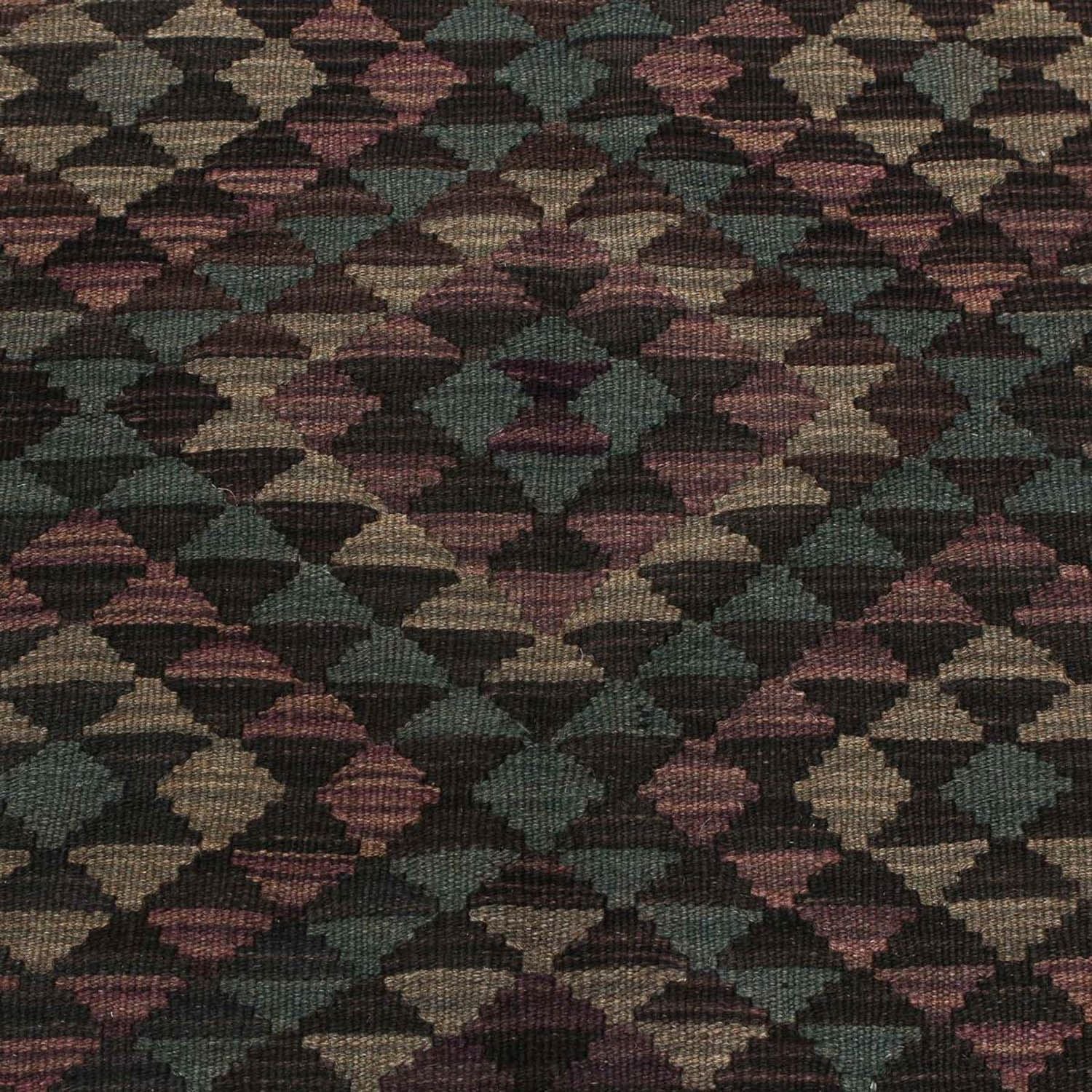 Kelim Carpet - Splash - 201 x 163 cm - flerfarvet