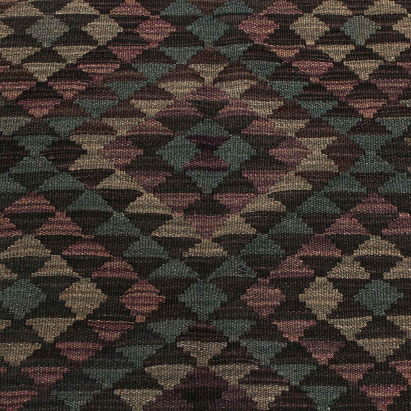 Kelim Carpet - Splash - 201 x 163 cm - flerfarvet