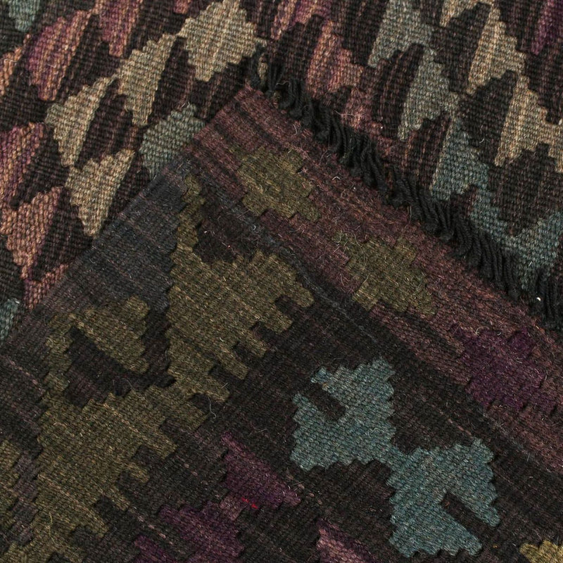 Kelim Carpet - Splash - 201 x 163 cm - flerfarvet