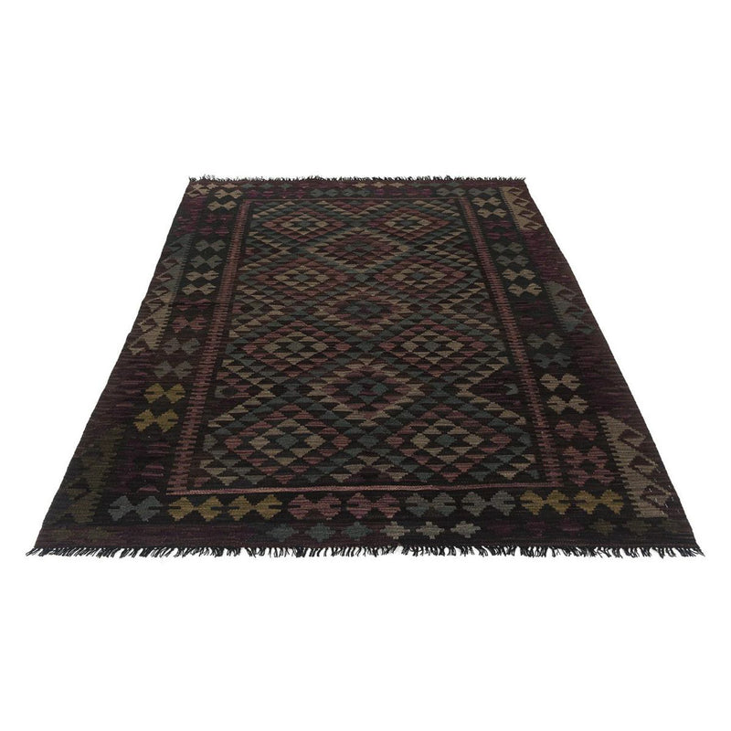 Kelim Carpet - Splash - 201 x 163 cm - flerfarvet