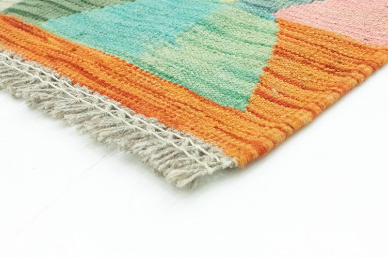 Kelim-tæppe - orientalsk - 250 x 177 cm - farvet
