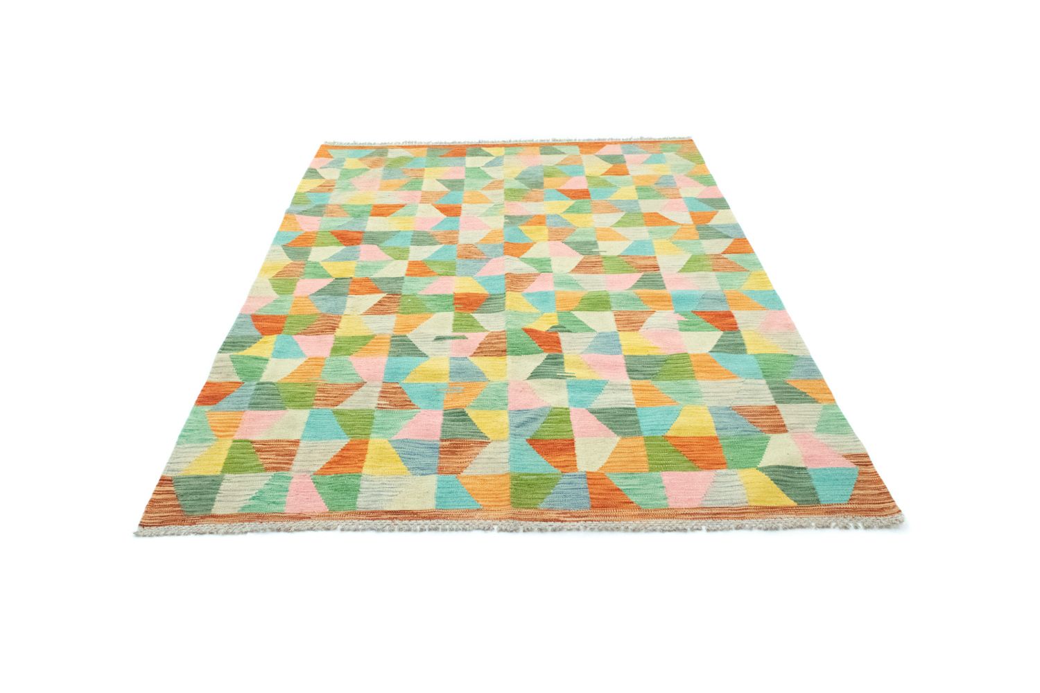 Kelim-tæppe - orientalsk - 250 x 177 cm - farvet