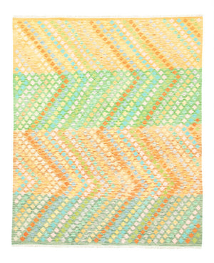 Kelim-tæppe - orientalsk - 299 x 250 cm - farvet