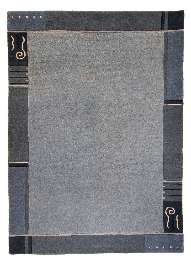 Nepal Tæppe - 240 x 170 cm - lyseblå