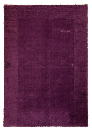 Uldtæppe - 227 x 155 cm - lilla