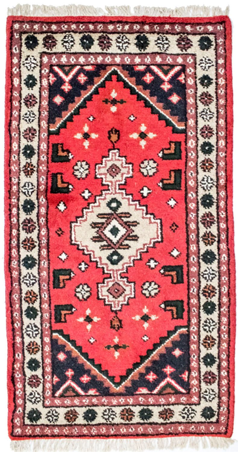 Orientalsk tæppe - 160 x 90 cm - rød