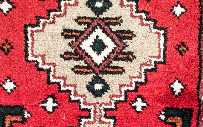Orientalsk tæppe - 160 x 90 cm - rød