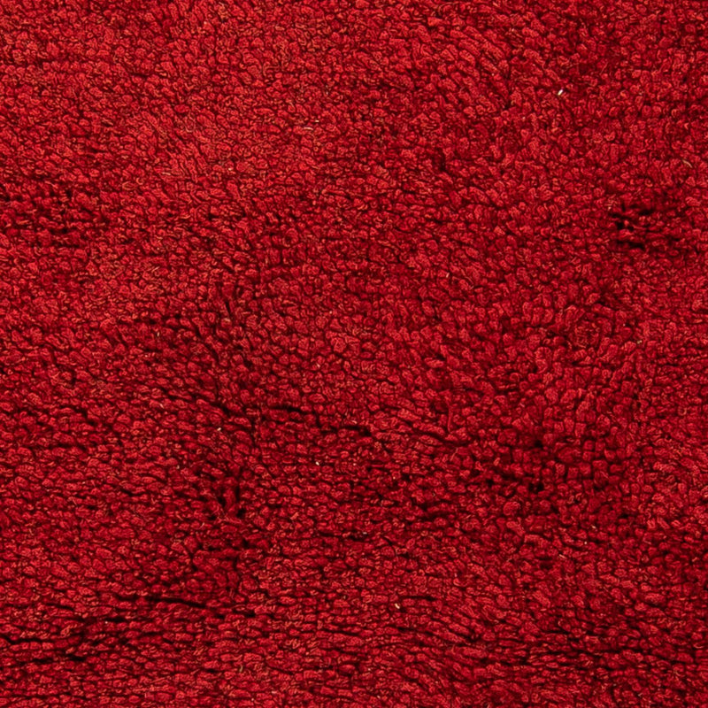 Tæppe med høj pæl - 217 x 154 cm - mørkerød