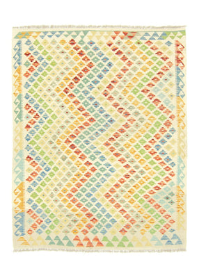 Kelim-tæppe - orientalsk - 189 x 151 cm - farvet