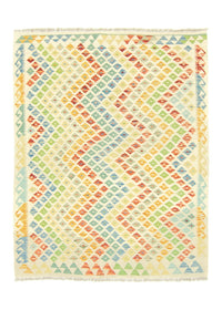 Kelim-tæppe - orientalsk - 189 x 151 cm - farvet