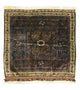 Afghansk tæppe 80x80cm - Orientalsk tæppe