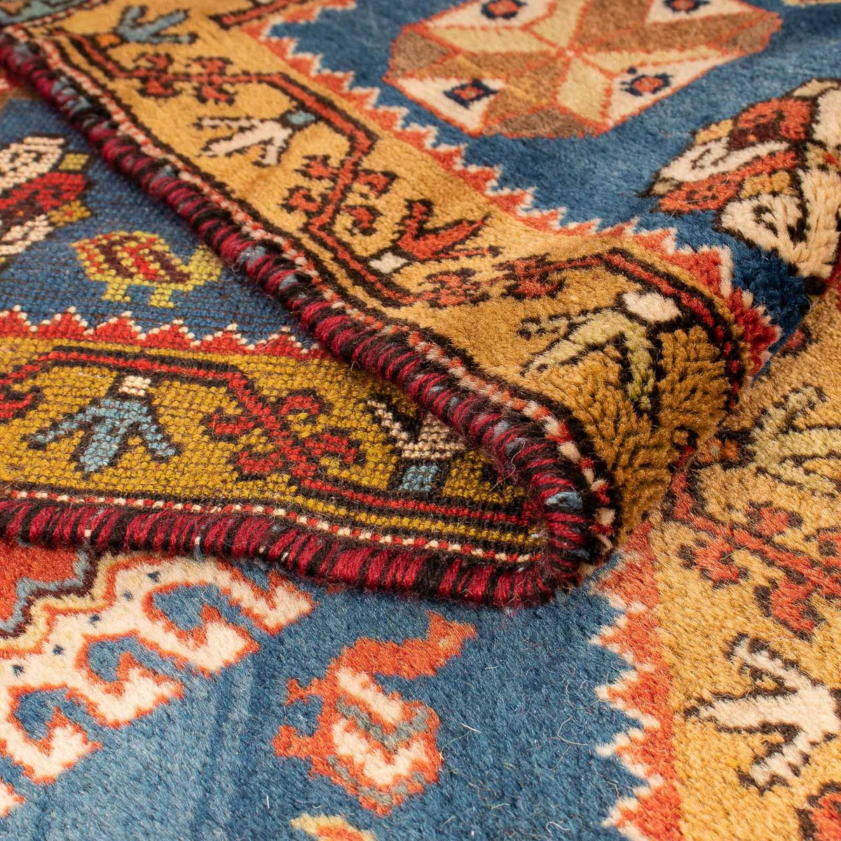 Persisk tæppe - Nomadisk - 210 x 180 cm - mørkeblå