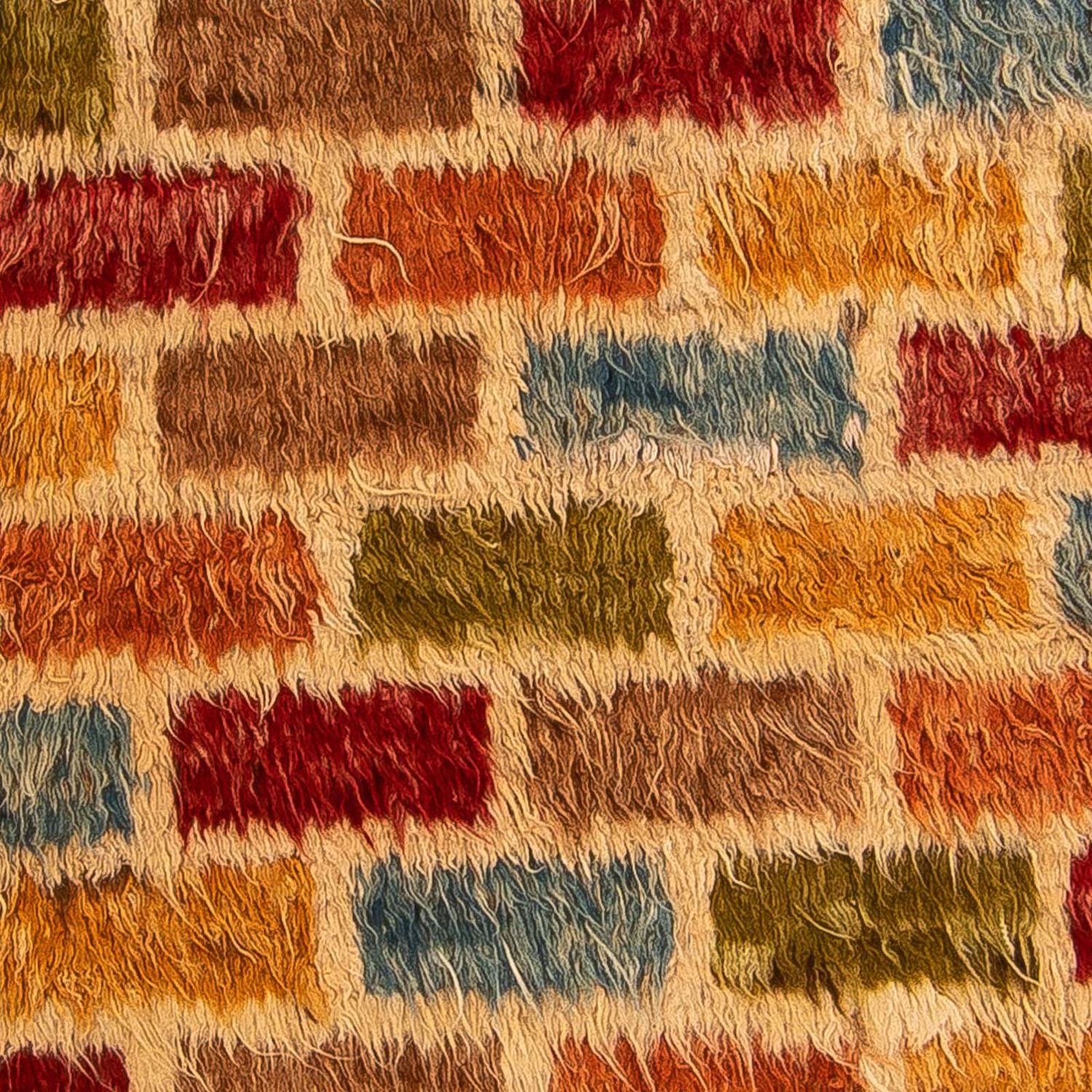 Berber tæppe - 238 x 163 cm - flerfarvet