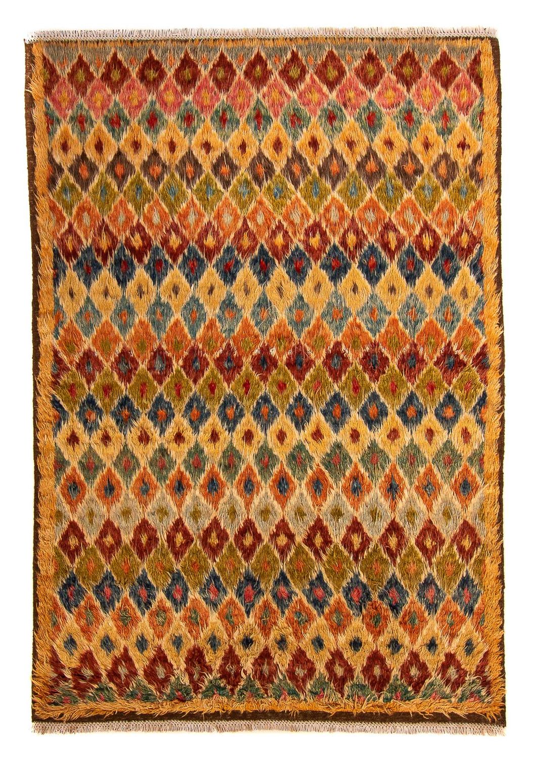 Berber tæppe - 256 x 168 cm - flerfarvet
